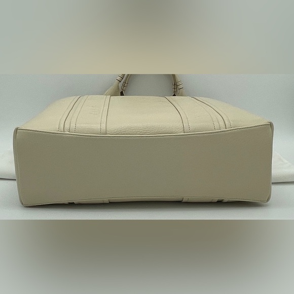 $2K NEW CHLOE LEATHER LOGO MEDIUM WOODY TOTE BAG PURSE AUTHENTIC NWT! - Picture 9 of 13